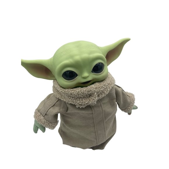Yoda Stuffed plush Star Wars 16” plastic head Mattel Collectible DollMat - Picture 2 of 6